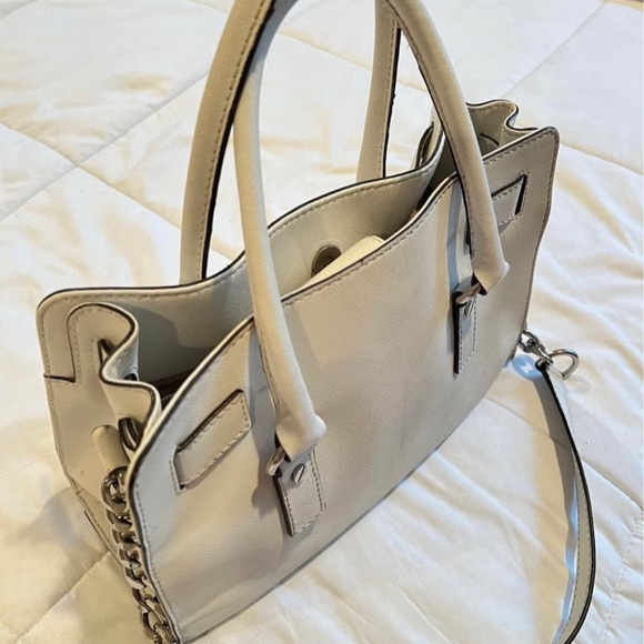 Michael Kors White Leather Purse - Picture 2 of 5